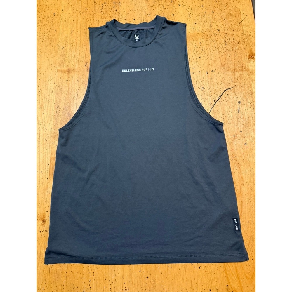 ASRV Mens Gray Muscle Tank Top Sleeveless Gym Shirt DSG-0837 Medium